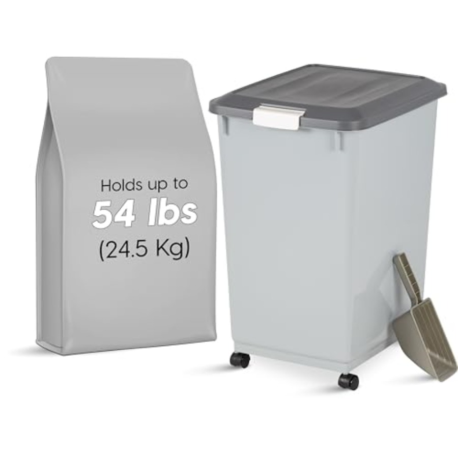 Dog Food Storage Container 54  - огляд і ціна Food Storage With Wheels