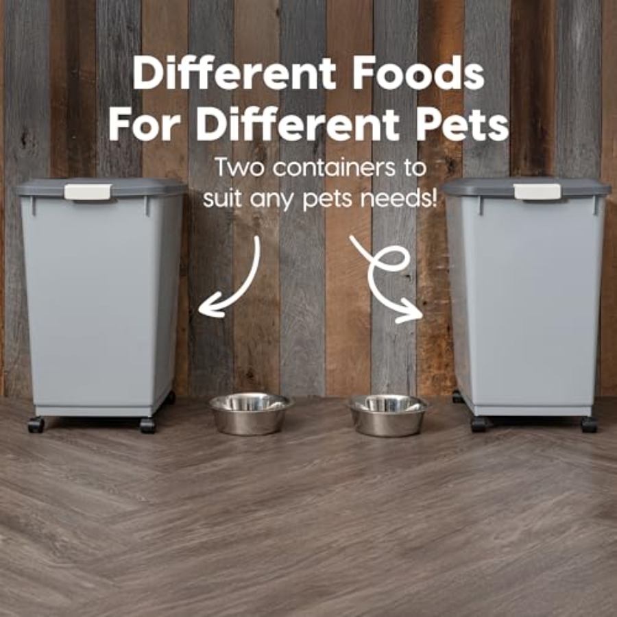 Dog Food Storage Container 54  - огляд і ціна Food Storage With Wheels