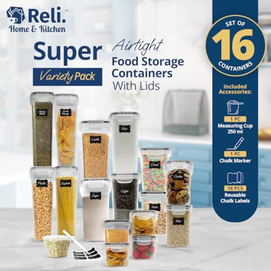 Airtight Food Storage Containe - огляд і ціна Food Storage In Pantry