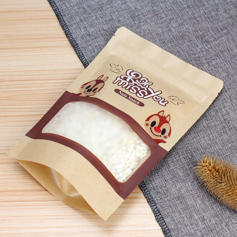 50pcs Kraft Paper Zip Lock Bag - огляд і ціна Zebra Food Storage