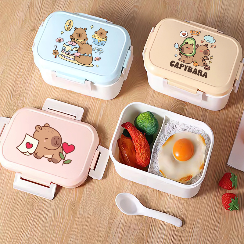 Capybara Bento Lunch Box Carto - огляд і ціна Food Storage For