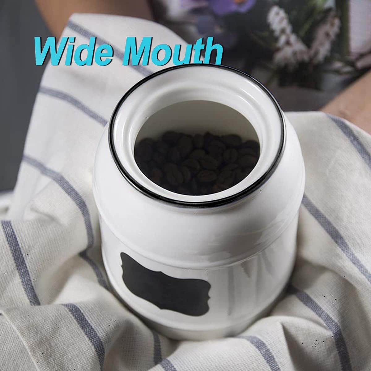 9cup/72oz Ceramic Jar for Dry  - огляд і ціна Food Storage Airtight