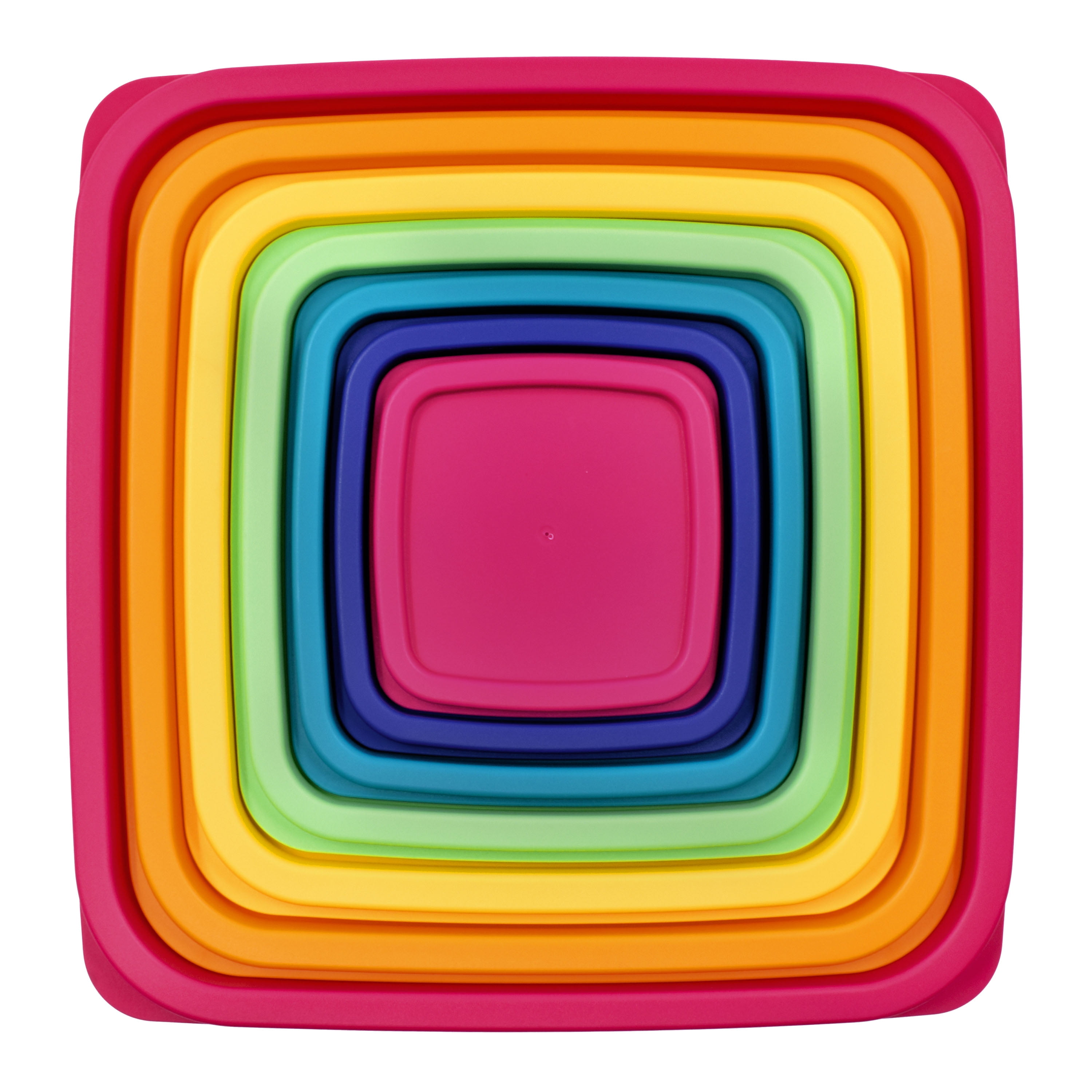 Multi Color Plastic Rainbow Fo - огляд і ціна Best Food Storage
