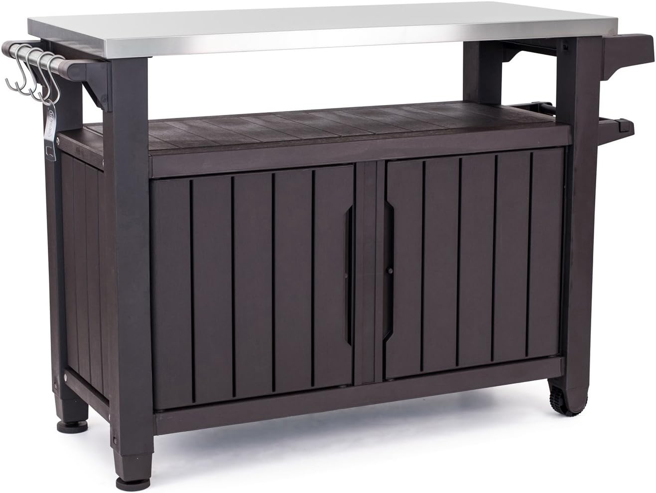 Outdoor Rolling Table Cart for - огляд і ціна Food Storage With Wheels
